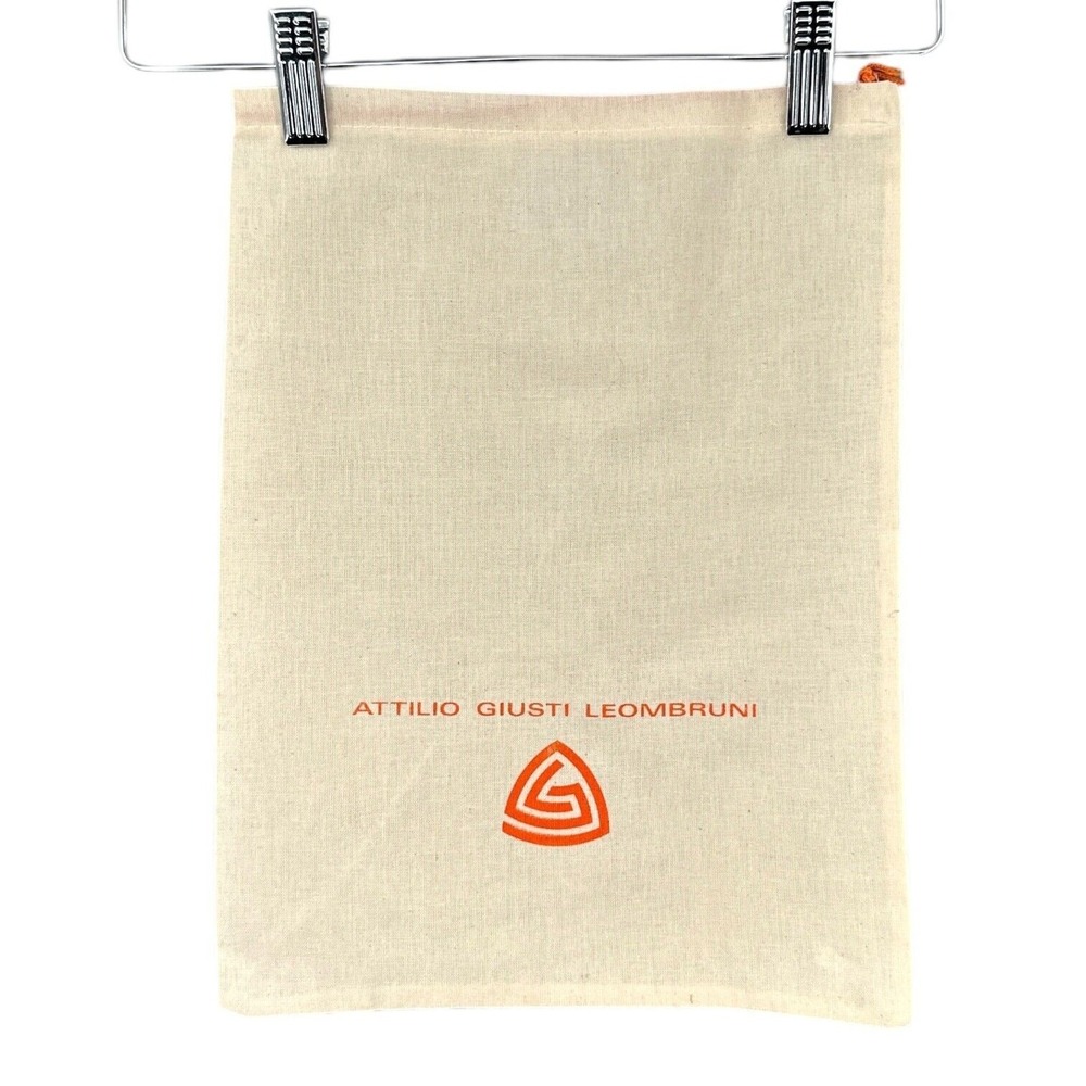 Attilio Giusti Leombruni Dust Bag Women OS Cotton Cream Orange Logo